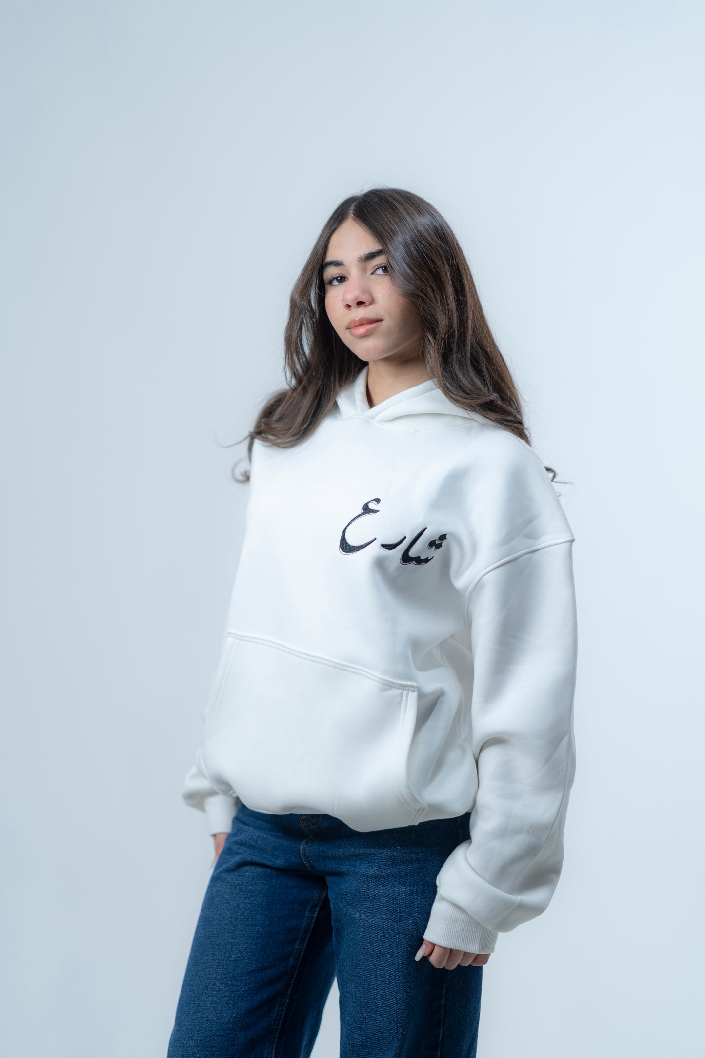 Old Cairo – El-Moez Off-white Hoodie